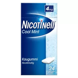 NICOTINELL Tyggegummi Cool Mint 4 mg, 24 stk