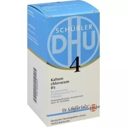 BIOCHEMIE DHU 4 Kaliumchloratum D 3 tabletter, 420 stk
