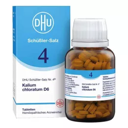 BIOCHEMIE DHU 4 Kalium chloratum D 6 tabletter, 420 stk