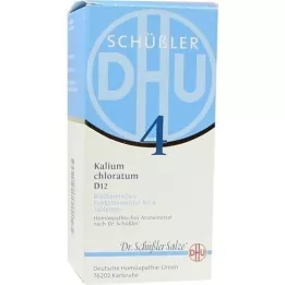 BIOCHEMIE DHU 4 Kaliumchloratum D 12 tabletter, 420 stk