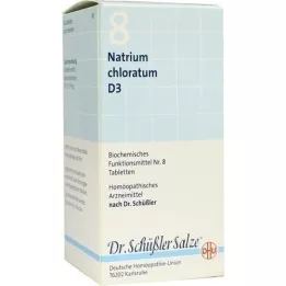 BIOCHEMIE DHU 8 natriumchloratum D 3 tabletter, 420 stk