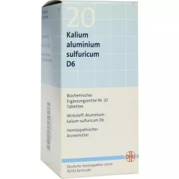 BIOCHEMIE DHU 20 kaliumalun.svovl.D 6 tabletter, 420 stk