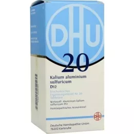 BIOCHEMIE DHU 20 Kalium alum.sulfur.D 12 tabletter, 420 stk