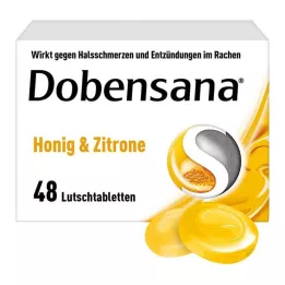 DOBENSANA Honning- og citronsmag 1,2 mg/0,6 mg lut., 48 stk