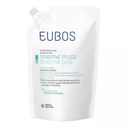 EUBOS SENSITIVE Bruser &amp; Flødepåfyldningsflaske, 400 ml