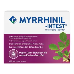 MYRRHINIL INTEST overtrukne tabletter, 200 stk