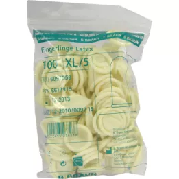 FINGERLING Latex størrelse 5, 100 stk