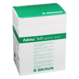 ASKINA Blød sårbandage 9x10 cm steril, 50 stk