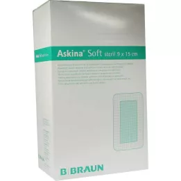 ASKINA Blød sårbandage 9x15 cm steril, 40 stk