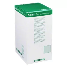 ASKINA Pad sårbandage 10x10 cm ikke-klæbende, 100 stk