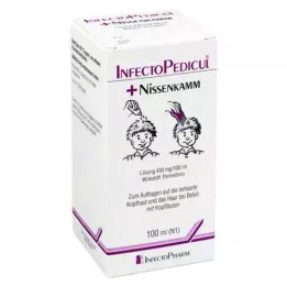 INFECTOPEDICUL Opløsning + nitkam, 100 ml