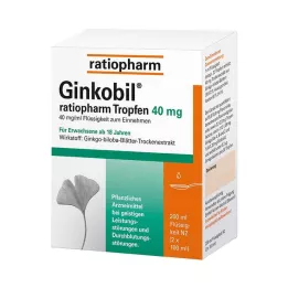 GINKOBIL-ratiopharm dråber 40 mg, 200 ml
