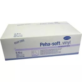 PEHA-SOFT Vinyl Unt.Gloves unste.pudderfri XS, 100 stk