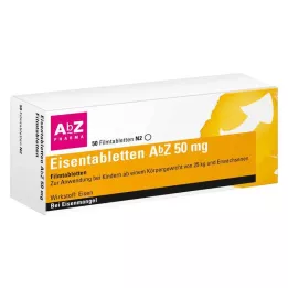 EISENTABLETTEN AbZ 50 mg filmovertrukne tabletter, 50 stk