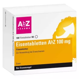 EISENTABLETTEN AbZ 100 mg filmovertrukne tabletter, 100 stk
