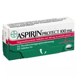 ASPIRIN Protect 100 mg gastro-resistente tabletter, 42 stk