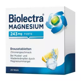 BIOLECTRA Magnesium 243 mg forte Citron Br.-Tabl., 20 stk