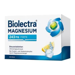 BIOLECTRA Magnesium 243 mg forte Citron Br.-Tabl., 60 stk