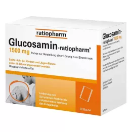 GLUCOSAMIN-RATIOPHARM 1500 mg pulver til oral administration, 30 stk