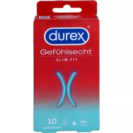 DUREX Slim fit kondomer med rigtig følelse, 10 stk