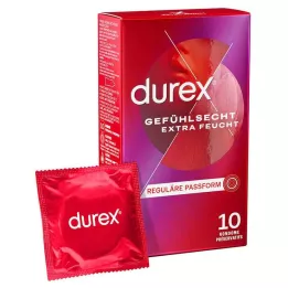 DUREX Ekstra fugtige kondomer med rigtig følelse, 10 stk