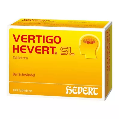 VERTIGO HEVERT SL Tabletter, 100 stk
