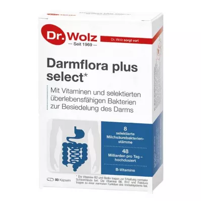 DARMFLORA plus udvalgte kapsler, 80 stk