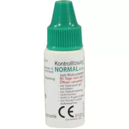 GLUCO TEST Plus kontrolopløsning normal, 4 ml
