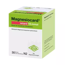 MAGNESIOCARD retard 15 mmol pose med retard filmovertrukne tabletter, 30 stk