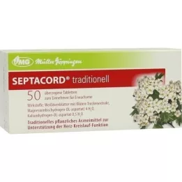 SEPTACORD traditionelt overtrukne tabletter, 50 stk