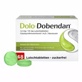 DOLO-DOBENDAN 1,4 mg/10 mg pastiller, 48 stk