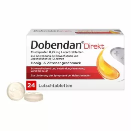 DOBENDAN Direkt Flurbiprofen 8,75 mg sugetabletter, 24 stk
