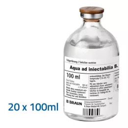 AQUA AD injectabilia injektionsopløsning, 20X100 ml