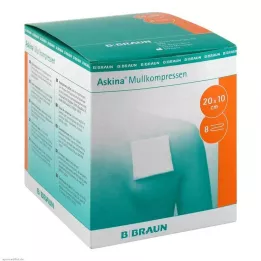 ASKINA Gaze kompresser 10x20 cm steril, 25X2 stk