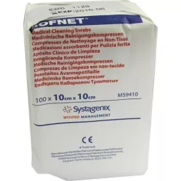 SOFNET Stomi komprimerer 10x10 cm ikke-sterile, 100 stk
