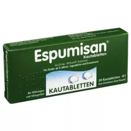 ESPUMISAN Tyggetabletter, 20 stk