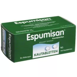 ESPUMISAN Tyggetabletter, 100 stk