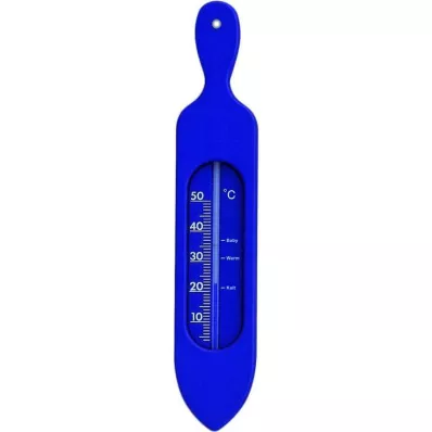 BADETHERMOMETER Plast blå, 1 stk
