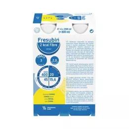 FRESUBIN 2 kcal Fiber DRINK Citron drikkeflaske, 24X200 ml