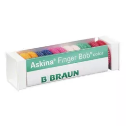 ASKINA Finger Bob farvet, 6 stk