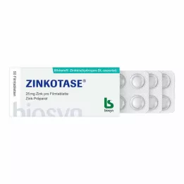 ZINKOTASE Filmovertrukne tabletter, 50 stk