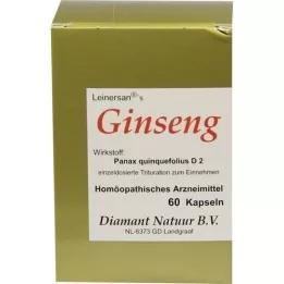 GINSENG KAPSLER, 60 stk