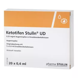 KETOTIFEN Stulln UD Øjendråber enkeltdosis pip., 20X0,4 ml