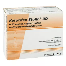 KETOTIFEN Stulln UD Øjendråber enkeltdosis pip., 50X0,4 ml