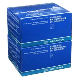 Isotonisk saltvandsopløsning til inhalation, 40X5 ml