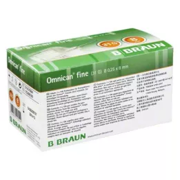 OMNICAN fin penkanyle 31 G 0,25x8 mm, 100 stk