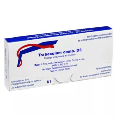 TRABECULUM comp.D 6 ampuller, 8 stk