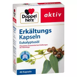 DOPPELHERZ Kolde kapsler Eucalyptus Oil, 40 St