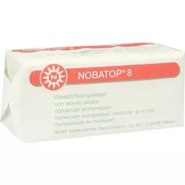 NOBATOP 8 kompresser 5x5 cm ikke-sterile, 100 stk