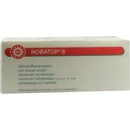 NOBATOP 8 kompresser 7,5x7,5 cm ikke-sterile, 200 stk